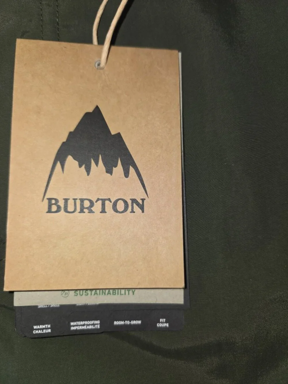 Burton Skylar 2L Bib Snow Pants Forest Night (Green) New w/tags Size M